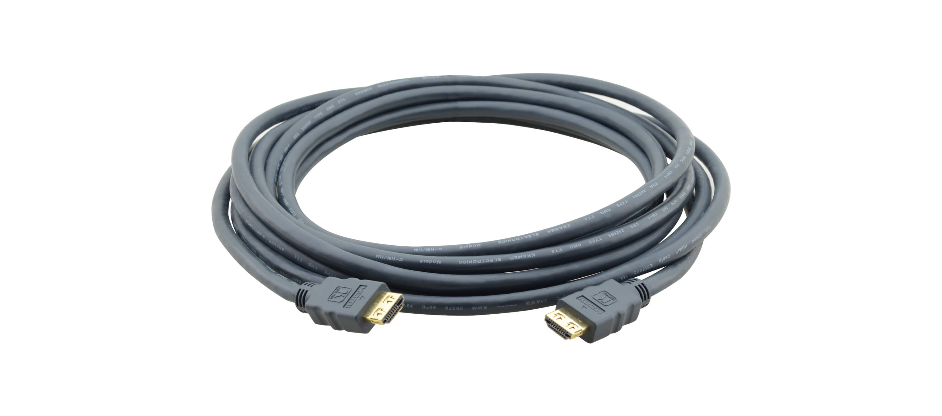 KRAMER C-HM/HM-25 Cable HDMI de Alta Velocidad PREMIUM. Longitud 7.60 m (25 pies) Conectores KÐLock