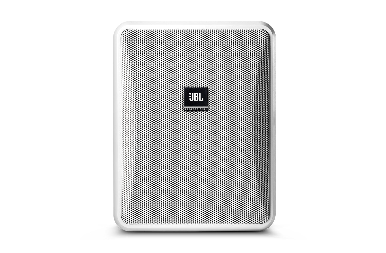 JBL Control 25-1-WH Altavoz de gabinete para exterior/interior 100W 8Ω, 30W línea 70/100V Taps 30/15/7,5/3,7W  Protección IP44 Color Blanco 1 Par