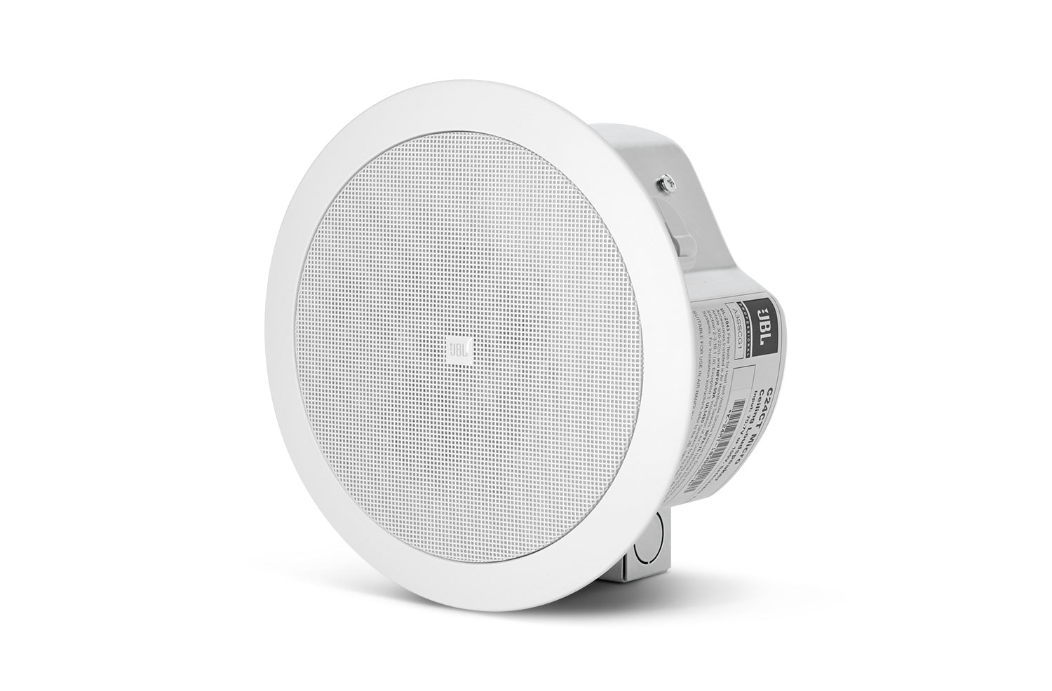JBL Control 24CT Micro Altavoz de techo compacto rango completo 2 vías 4"  9 Watts. A 70V 9/4/2/1/0.5 W Música de fondo y sistemas de megafonía. Pieza