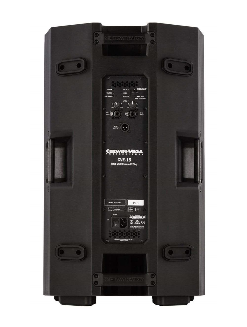 CERWIN-VEGA CVE-15 Altavoz auto amplificado 1000W de potencia, Woofer 15" Amplificador Clase D