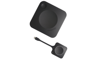 Barco Clickshare C-10 Colaboración inalámbrica Salas mediana y grande, Incluye base, fuente de alimentación y Un boton de conferencia