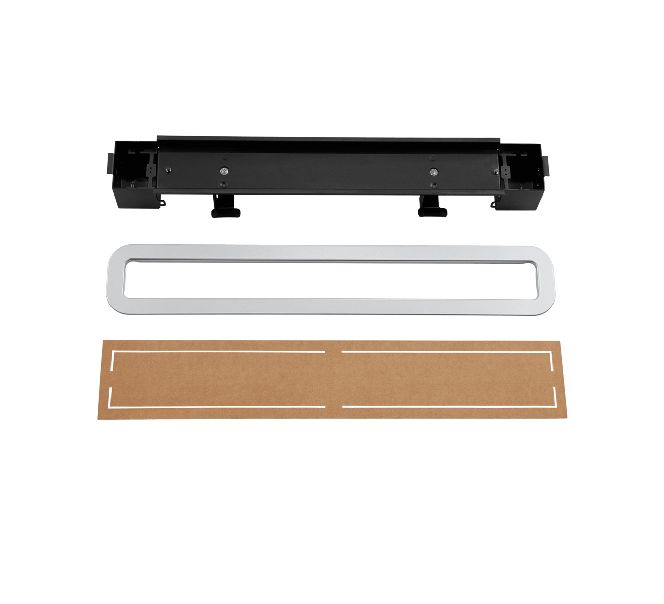 SHURE A710-FM-2FT Kit de montaje a ras de mesa, perd o superficie de techo duro para micrófon lineal MXA710 de 60 cm (2 pies)