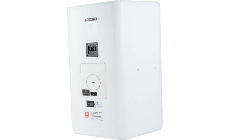 JBL Control 31-WH Altavoz de gabinete para exterior/interior 250W 8Ω, 150W línea 70/100V Taps 150/75/38/19W Incluye soporte, Color Blanco 1 Pieza