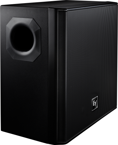 Subwoofer EVID-40S (negro), Woofer de 8 ohms Respuesta de graves extendida, Selector de easy-tap (entradas de 4/8 ohmios, 100 W/70/100v)