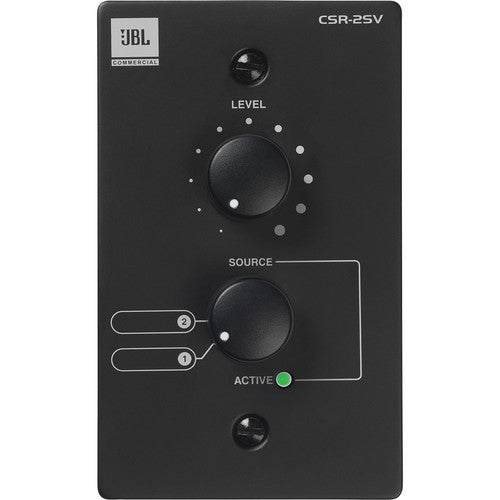 JBL CSR-2SV Mando a distancia de pared para mezcladores CSM (negro)