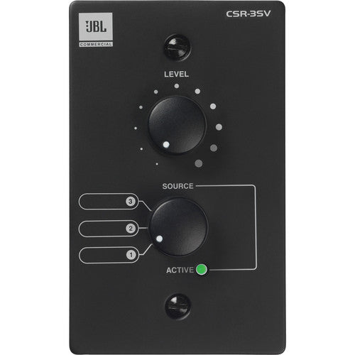 JBL CSR-3SV Mando a distancia de pared para mezcladores CSM (negro)