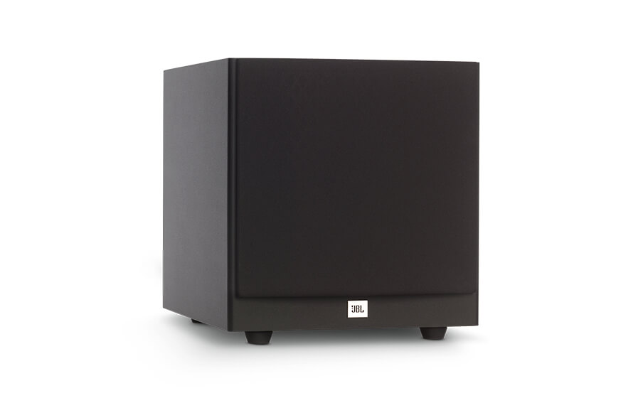 JBL STAGE A100P Subwoofer auto amplificado de 150 W RMS y 300 W de pico. Color Negro