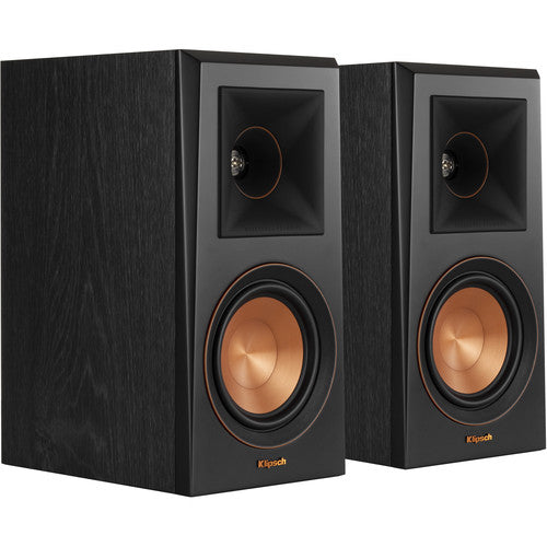 KLIPSCH RP-500M Reference Premiere Altavoz de estante 2 vías, 75W RMS 300W Pico,  Tweeter de titanio 1" 1 Woofers de cobre hilado 5.25"  Color Ébano 1 Par