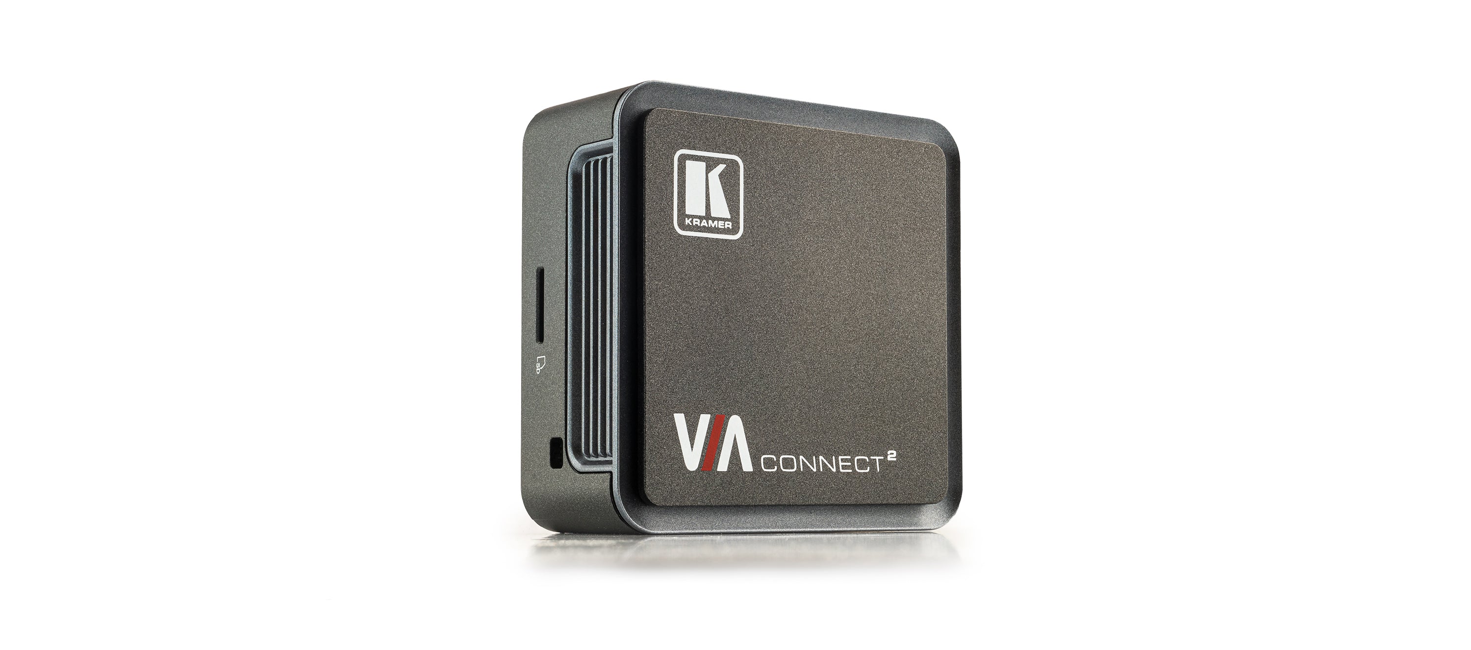 Kramer VIA Connect2 Presentador inalámbrico de colaboración y videoconferencia, Hasta cuatro participantes en pantalla simultáneamente. entrada HDMI