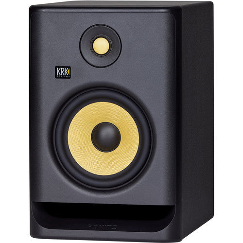 KRK ROKIT 7 G4 Monitor de estudio activo de 2 vías de 7" Clase-D, potencia 145 W, Entradas combinadas TRS / XLR balanceadas, Color Negro, 1 pieza