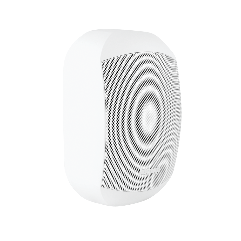 BIAMP MASK4CT-W Altavoz de gabinete para exterior de 4.25 ".LÍNEA 70-100V 20W, 10W, 5W/ 16Ω 70W. Protección IP64. Soporte de pared incluido.Par
