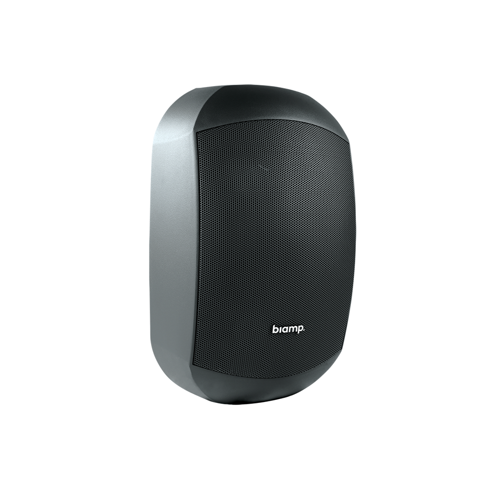 BIAMP MASK6CT-BL Altavoz de gabinete exterior 6.5 "Potencia 70/100V 60W, 30W, 15W 16ΩSoporte de pared incluido.Dispersión 180° V/HIP64Par