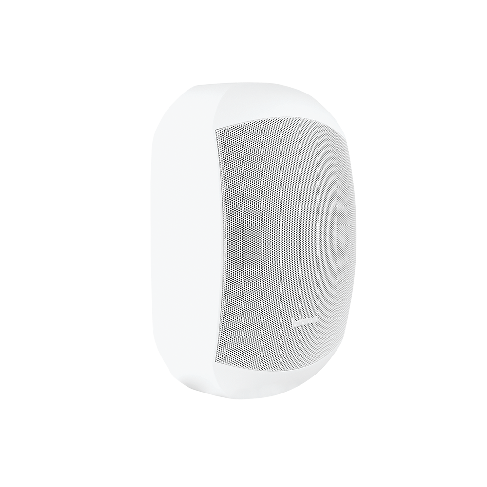 BIAMP MASK6CT-W Altavoz de gabinete exterior 6.5 "Potencia 70/100V 60W, 30W, 15W 16ΩSoporte de pared incluido.Dispersión 180° V/HIP64Par