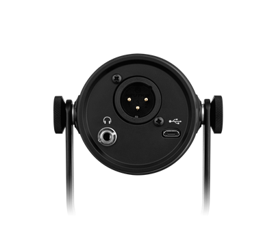 SHURE MV7-K Micrófono de podcast, Sonido legendario en formato USB Conexión USB y XLR, Filtro pop incorporado. Conector 3.5mm monitoreo directo. Negro