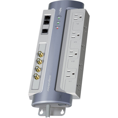 PANAMAX M8-AV Acondicionador de energía, 8 tomacorrientes separados por transformador, Protección coaxial y RJ11