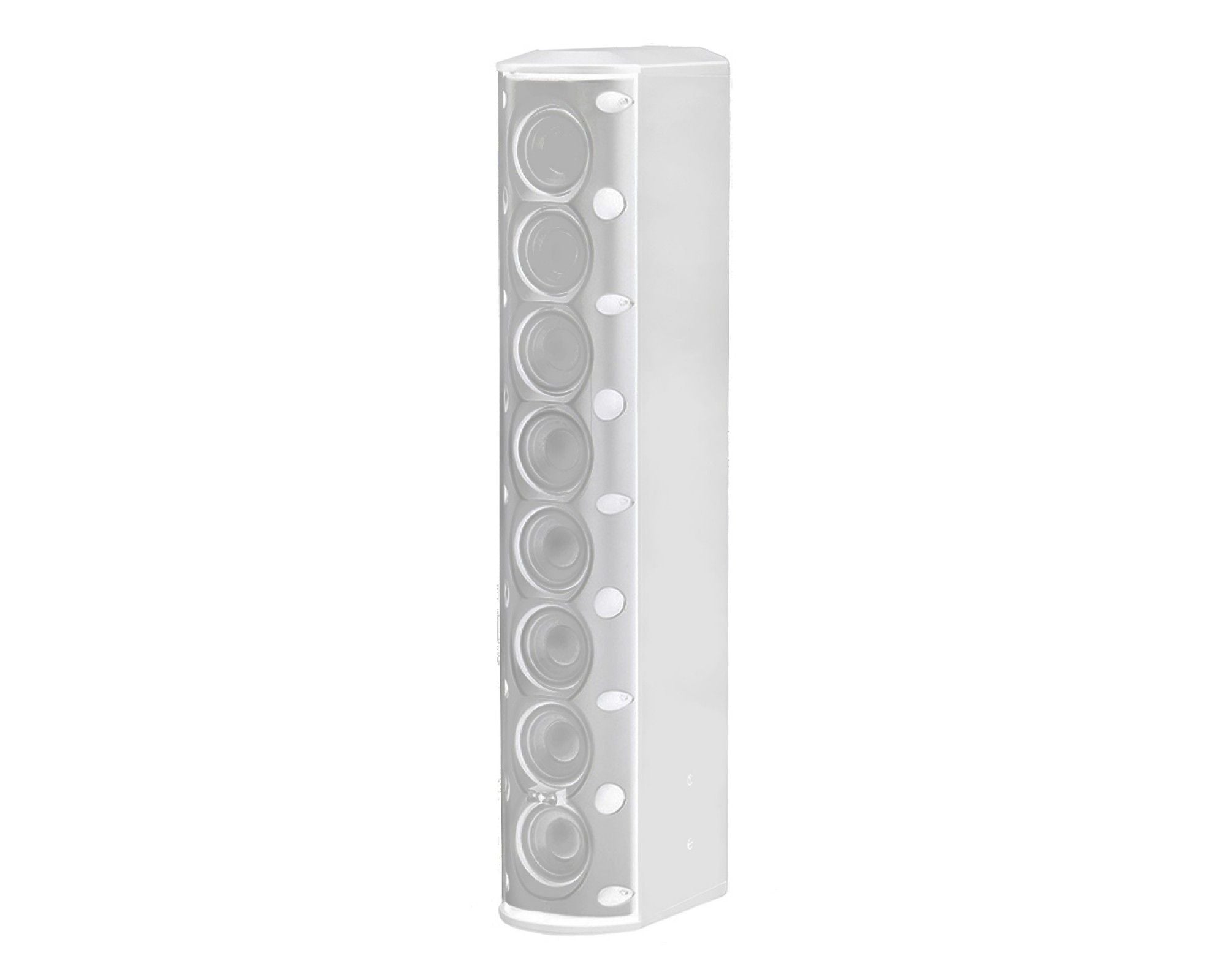 JBL CBT 50LA-1-WH Altavoz de columna de arreglo en línea 100W 400W Pico 8Ω 60W línea 70/100V Taps 60/30/15/7,5W Incluye soporte, Color Blanco 1 Pieza