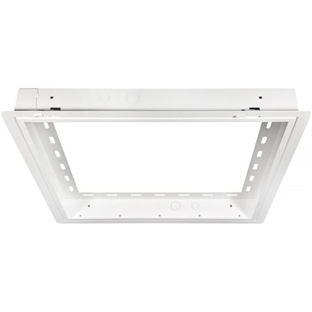 SHURE A910-HCM Montaje para techo sólido como yeso o concreto para tener un mejor acabado. Permite acceso rápido para montaje MXA910 de 60 cm. Color Blanco.