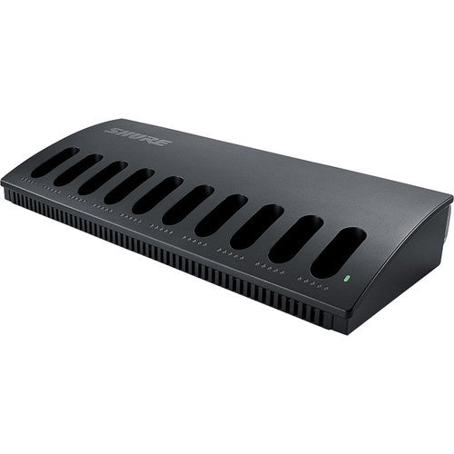 SHURE MXCWNCS Estación de carga en red de 10 bahías para baterías SB930