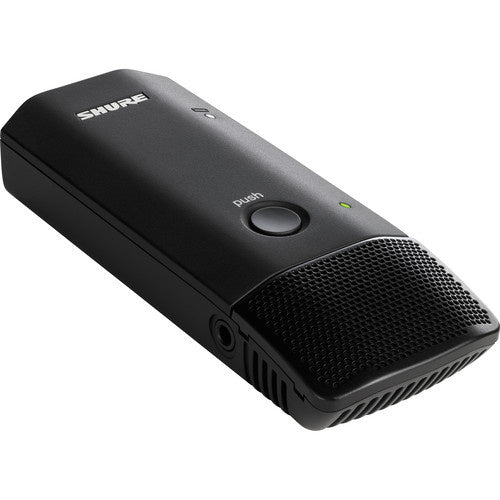 SHURE MXW6 Micrófono de superficie cardioide, transmisor receptor Microflex Wireless, Salida de auriculares, seguridad AES, Batería recargable