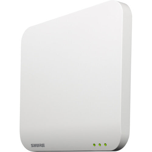 SHURE MXWAPT2 Punto de acceso inalámbrico de 2 canales para micrófonos Microflex Wireless, alimentación PoE, audio en red Dante, Seguridad AES 256