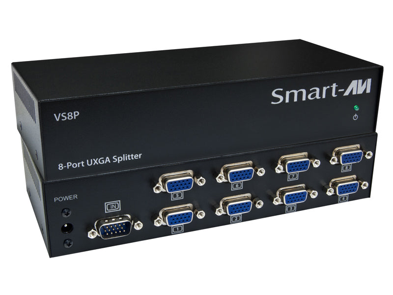 VS8P SPLITTER Distribuidor de video VGA de 1 Entrada a 8 Salidas puertos WUXGA