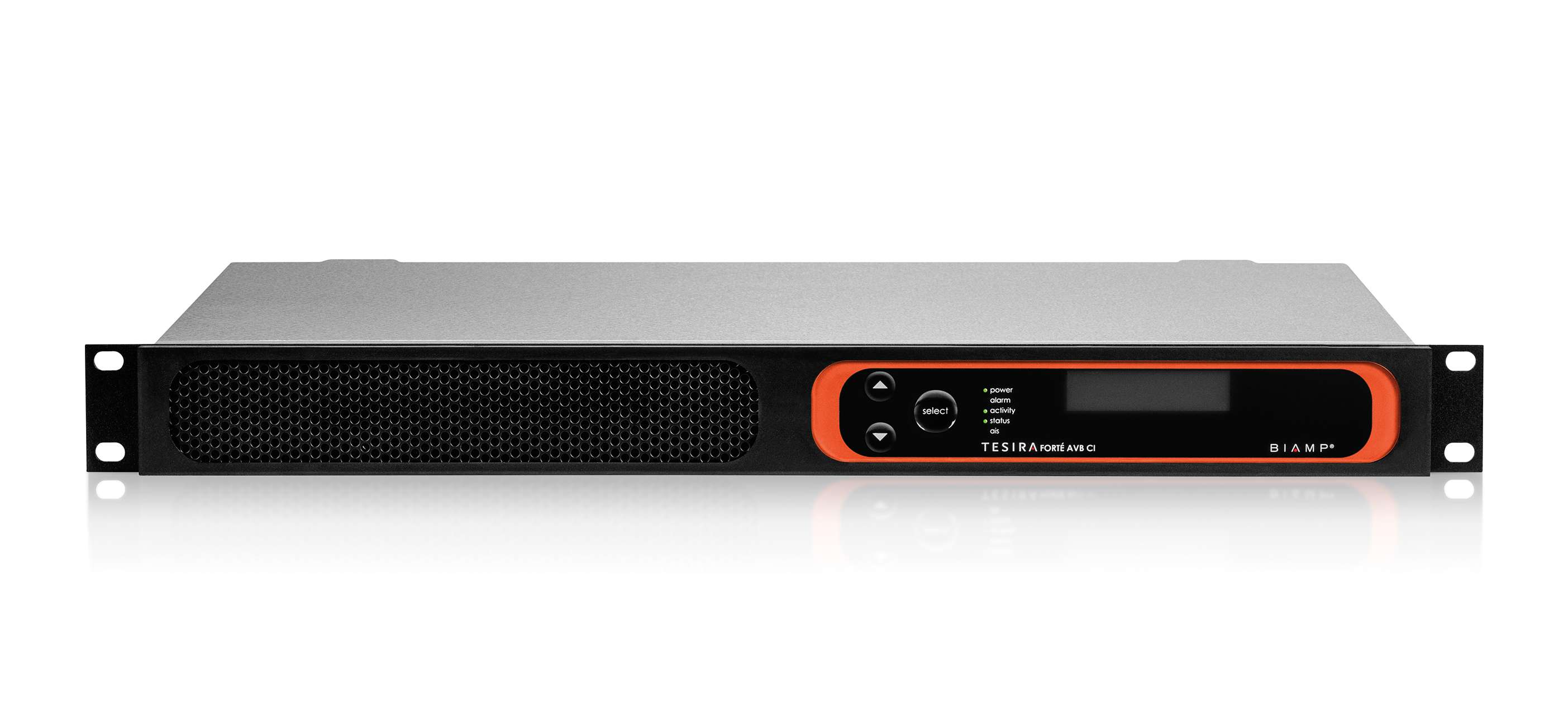 BIAMP TesiraFORTE AVB CI Procesador de audio 12 entradas 8 salidas análogas, (AEC) 8 canales de audio USB, 4 conexiones GPIO, 128 x 128 canales AVB