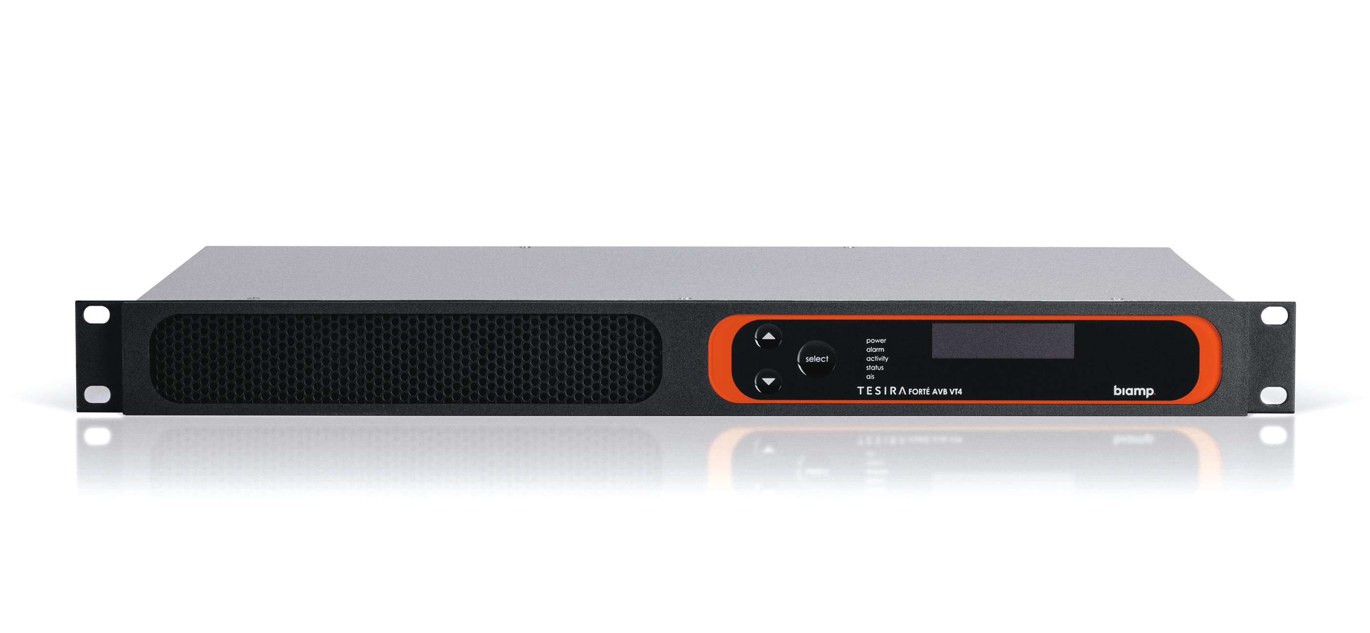 BIAMP TesiraFORTE AVB VT4 Procesador de audio 4 entradas 4 salidas análogas, Acoustic Echo Cancellation (AEC) 8 canales de audio USB, 2 VoIP, 1 FXO.