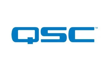 Logo oficial de la marca QSC Audio en Store Smart House