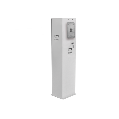 Barrera vehicular CAME / G3750 / Gabinete color blanco / sin accesorios