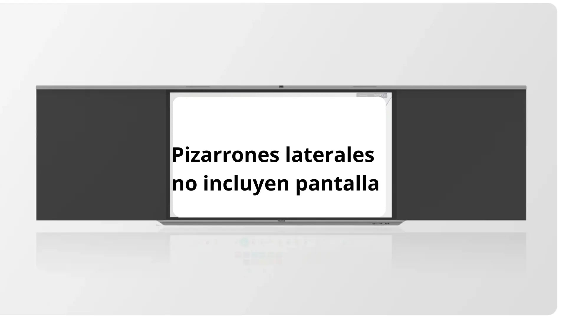 MAXHUB Pizarrones Laterales (Black B86AB / White B86AW) para Pantalla Interactiva Serie Educativa B8620