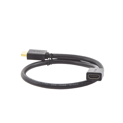 Cable extensor HDMI de 0.5M / 4K@60Hz / 3D / HDR /  Macho a Hembra /  Núcleo de cobre estañado / Transmisión estable.
