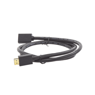 Cable extensor HDMI de 1 M / 4K@60Hz / 3D / HDR /  Macho a Hembra / Núcleo de cobre estañado / Transmisión estable.