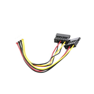 Cable Doble de Corriente SATA / Compatible con DVR´s epcom y HIKVISION / 15 cm de Longitud