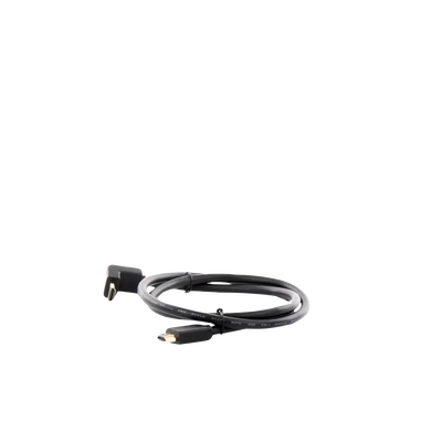 Cable HDMI 2.0  en Angulo de 90°  / 1 m / 4K@60Hz / HDR / 3D / HEC (Canal Ethernet HDMI) / ARC (Canal de Retorno de Audio / CEC / 32 canales de Audio / HDCP 2.2 / Dolby Atmos / 18 Gbps / Blindaje Múltiple