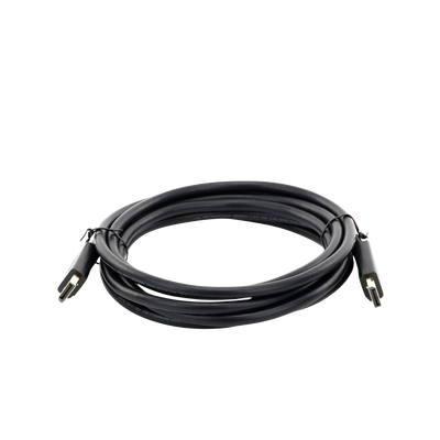 Cable DisplayPort 1.2 Macho a Macho | Longitud 3m | Versión DP1.2 | Soporta 4K@60Hz; 2K@144Hz | Soporta 3D | Color profundo de 8 y 10 bits | Blindaje Interno Múltiple | Cobre Estañado 28AWG  | Botón de Liberación.