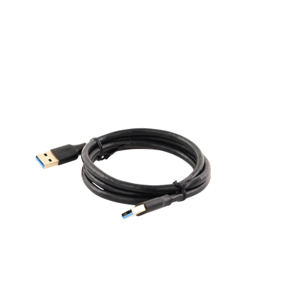 Cable USB-A 3.0 a  USB-A 3.0 / 1 Metro / Macho a Macho / Conector Niquelado / Núcleo de Cobre Estañado / Blindaje Múltiple / Velocidad 5Gbps / No Requiere Controlador / Compatible con USB2.0 Y USB 1.1