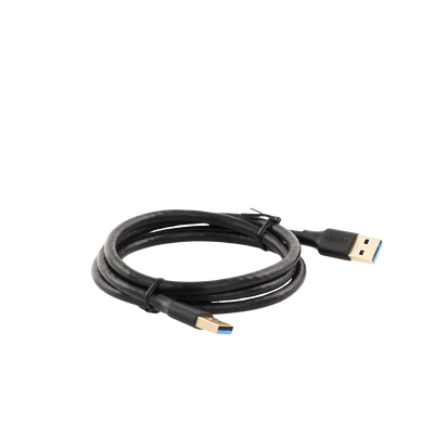 Cable USB-A 3.0 a  USB-A 3.0 / 1 Metro / Macho a Macho / Conector Niquelado / Núcleo de Cobre Estañado / Blindaje Múltiple / Velocidad 5Gbps / No Requiere Controlador / Compatible con USB2.0 Y USB 1.1