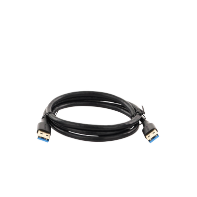 Cable USB-A 3.0 a  USB-A 3.0 / 1 Metro / Macho a Macho / Conector Niquelado / Núcleo de Cobre Estañado / Blindaje Múltiple / Velocidad 5Gbps / No Requiere Controlador / Compatible con USB2.0 Y USB 1.1