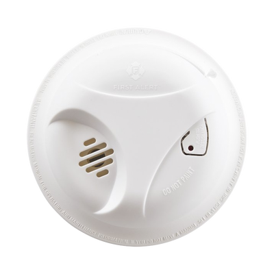 Detector de Humo Autónomo, No Requiere Panel, Con Botón para Silenciar, Sensor por Ionización