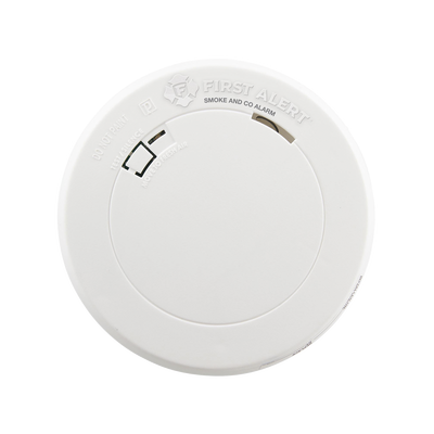 Detector Combo de Humo/CO, Autónomo, Batería Sellada de Litio de 10 años, No Requiere Panel, Diseño Ultra Delgado, No Requiere Cableado