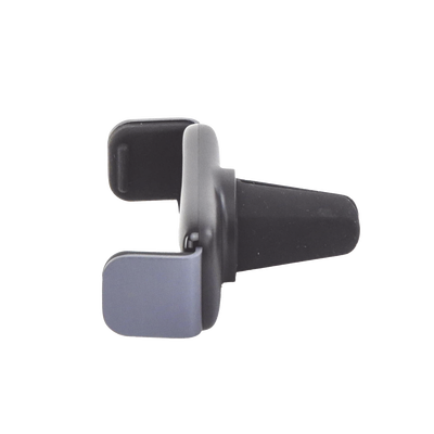 Soporte de Celular para Automóvil en Rendija de Ventilación / Rotacion de 360° / Clip de Resorte / Almohadilla de Silicona Suave / Ajustable 61-93 mm / Color Negro