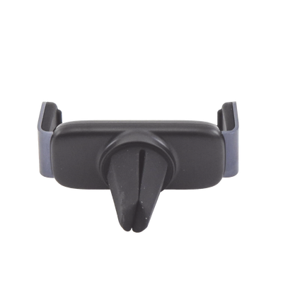 Soporte de Celular para Automóvil en Rendija de Ventilación / Rotacion de 360° / Clip de Resorte / Almohadilla de Silicona Suave / Ajustable 61-93 mm / Color Negro
