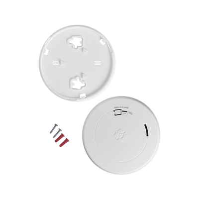 Detector Combo de Humo/CO, Autónomo, Batería Sellada de Litio de 10 años, No Requiere Panel, Diseño Ultra Delgado, No Requiere Cableado