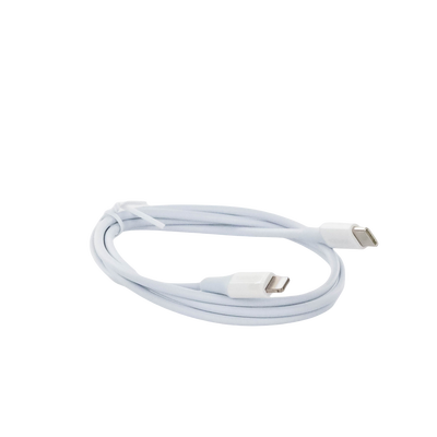 Cable USB-C a Lightning | 1 Metro | Certificado MFi | Carga Rápida 60W | 480 Mbps | PD | Conector C94 | Adecuado para iPhone, iPad y iPod | Protección Integrada | Caja de ABS | Cubierta de TPE | Color Blanco.