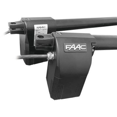 Kit de Operadores Abatibles FAAC 412 Para Puertas de 3 Metros y hasta 300 KG / Operadores no Reversibles y Con llave de Desbloqueo Manual