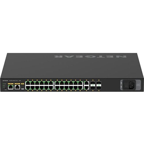 NETGEAR M4250-26G4XF-PoE+ (GSM4230PX): línea AV 24x1G PoE+ 480W 2x1G y 4xSFP+ Switch administrado