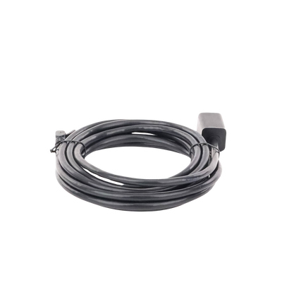 Cable de Extensión Cat6 RJ45 F/UTP / Macho a Hembra / 3m / Método de conexión 568B / Velocidad de transmisión 1000Mbps / Ancho de banda del canal 250MHz /Caja de Cobre / Negro
