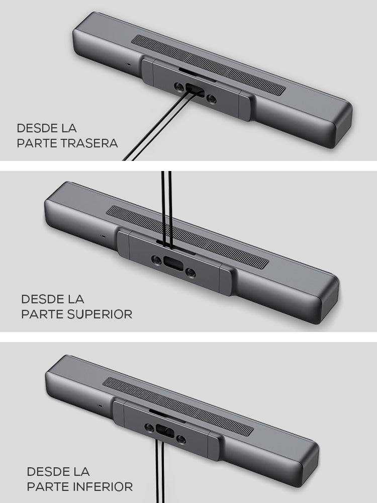 MAXHUB V50 Kit de Videoconferencia 4K: Cámara Ultra HD con Encuadre Automático y Hub de Conexión | Sistema de Colaboración Profesional para Salas Chicas y Medianas Certificado para Teams - Solución Plug & Play, conectividad BYOD