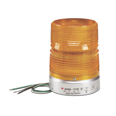 Luz de advertencia estroboscópica Starfire®, Listado por UL y cUL, Opera en 120 VAC, color Ámbar