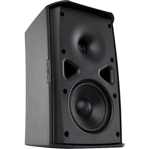 QSC AD-S4T AcousticDesign Series 4.5" 2 vías 50W Altavoz de montaje en superficie (par, negro)